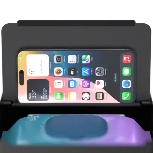 TidyTear's phone shelf